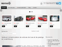Tablet Screenshot of prestigegt.com